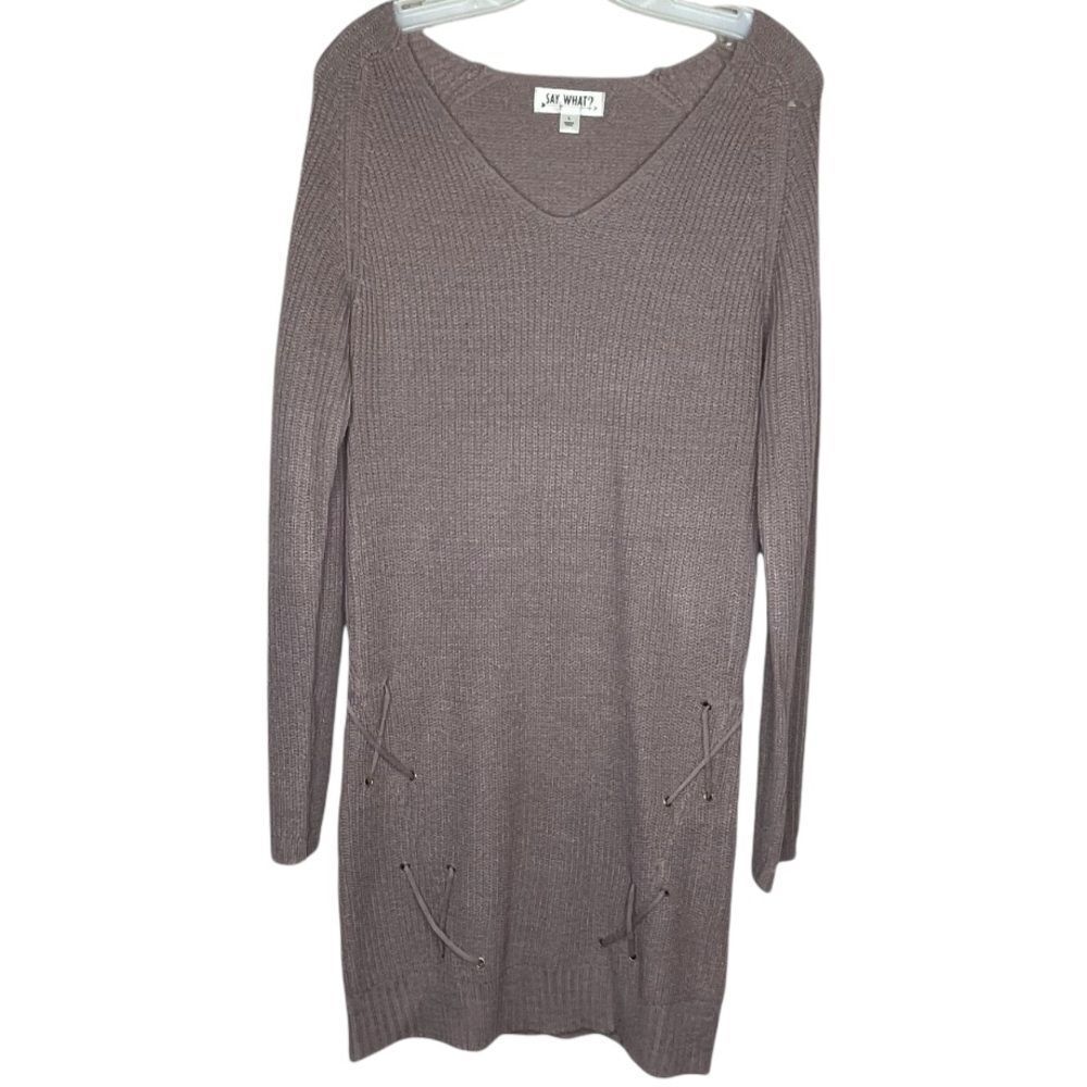 Say What? Sweater Dress